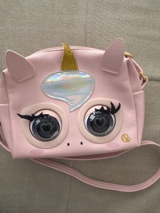 Чанта Purse Pets - Еднорог, със звуци и реакции