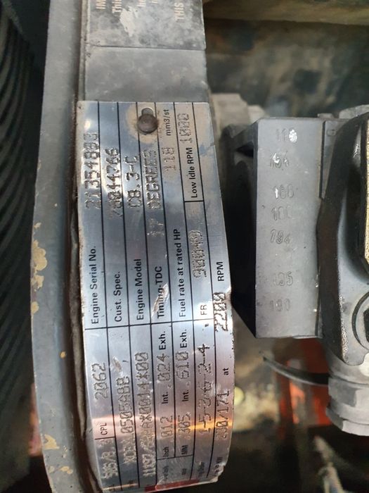 Motor cummins C8.3-C 171 kw