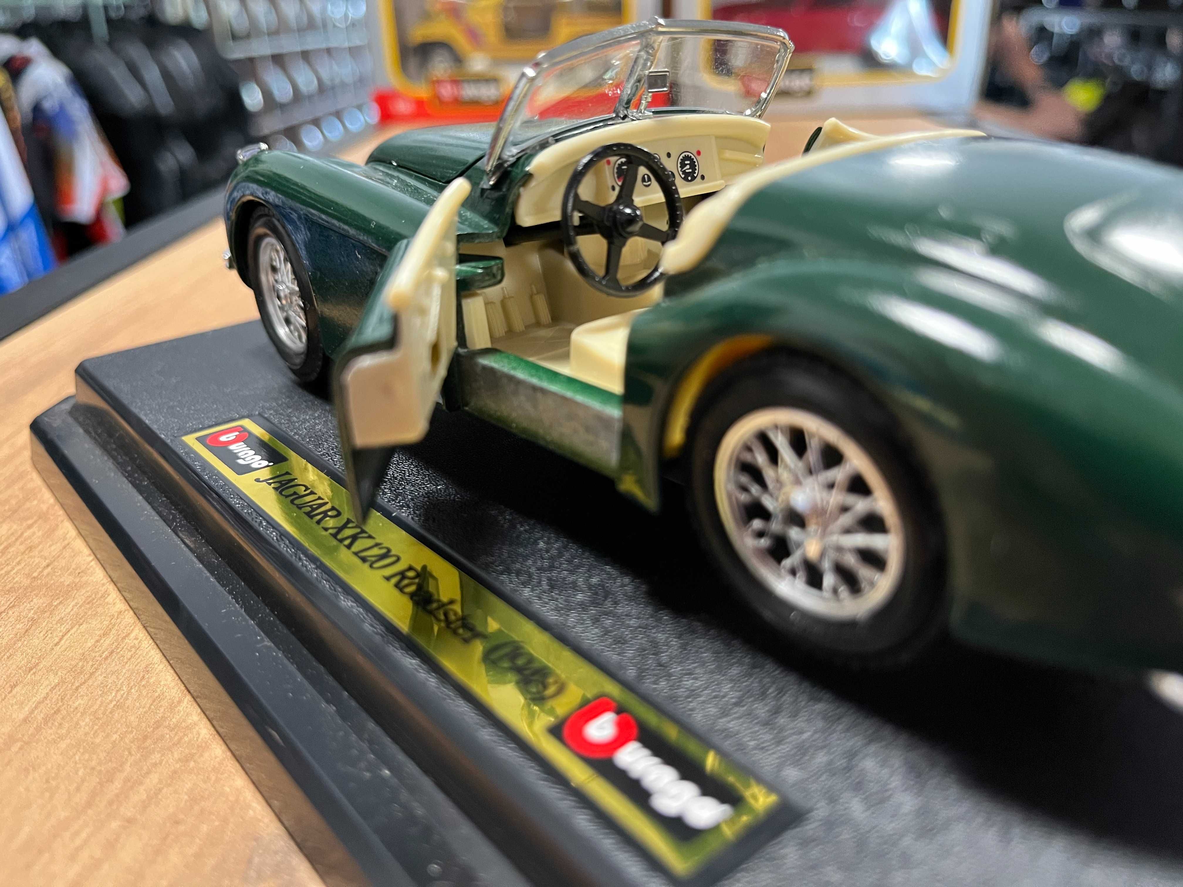 Метална колекционерска количкa BBURAGO JAGUAR XK120  1948  мащаб 1:24