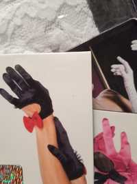 Черные лайковые перчатки