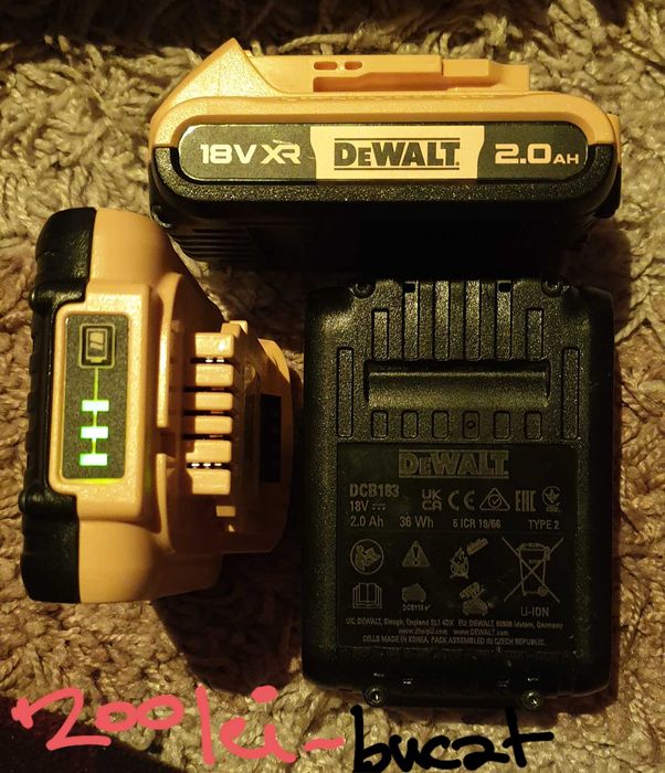 DeWalt DCD100Y,18 VXR, 2Ah,68 Nm, Masina de gaurit.2.0ah cu per