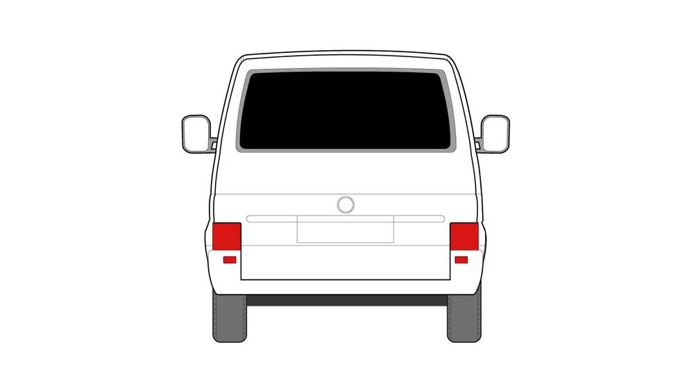 Брава За Багажник, Vw, Transporter T4, Единична Врата