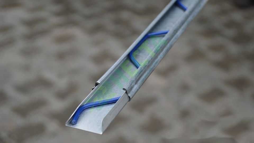 Bagheta galvanizata prins folia 2m