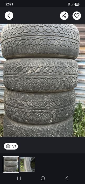 Продам шины б/у в удовлетворительном состоянии