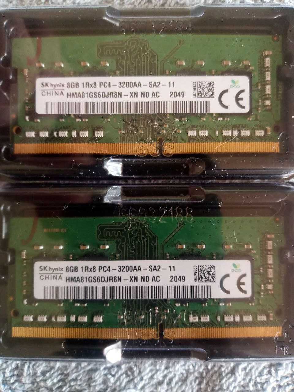 SoDimm DDR4 16Gb (8GB-2 штуки)