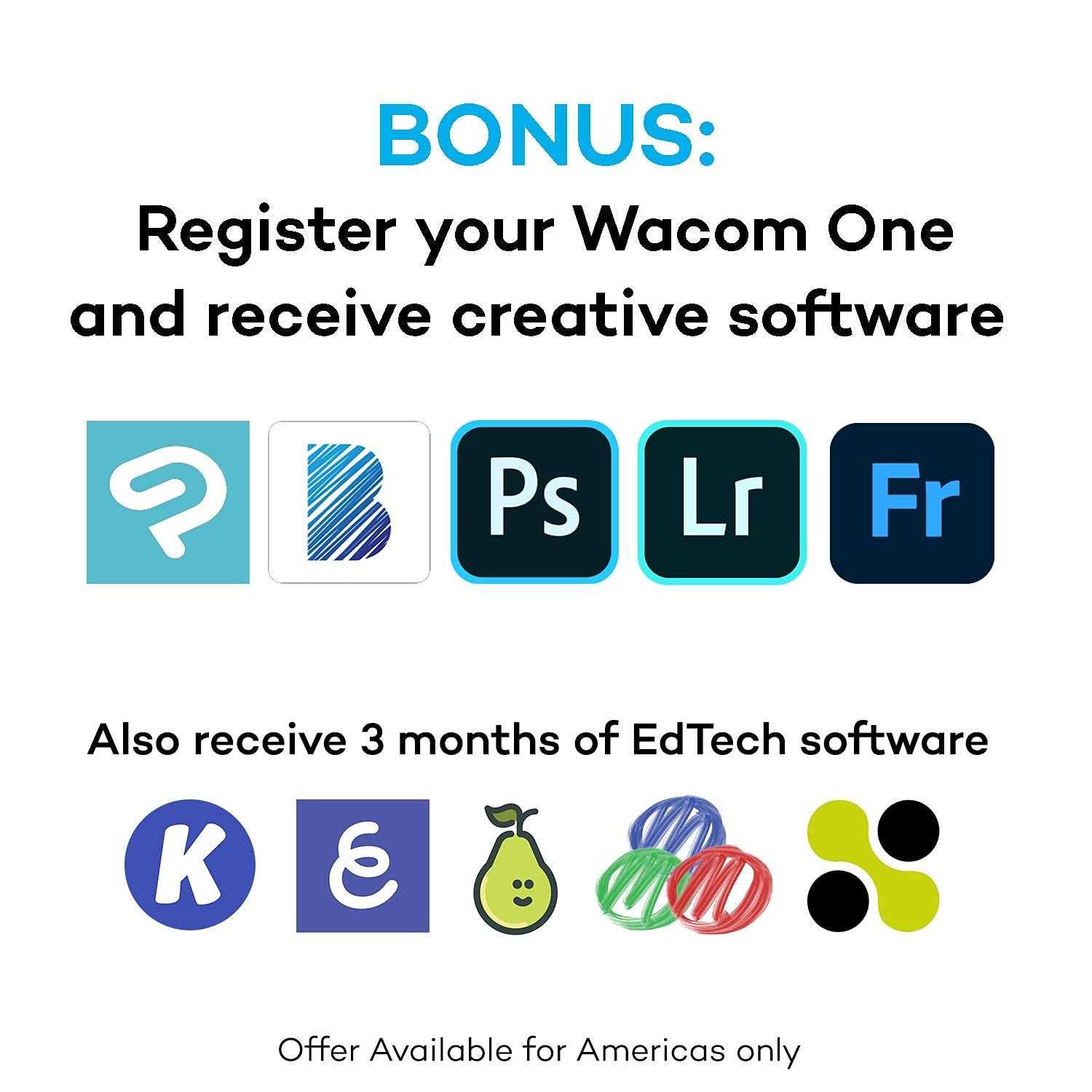 Мострен Wacom One DTC133 таблет за рисуване, 13,3-инчов за Mac, PC...