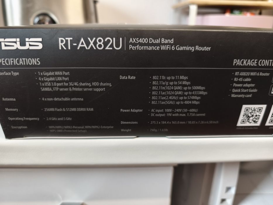 Router Asus AX5400 RT-AX82U