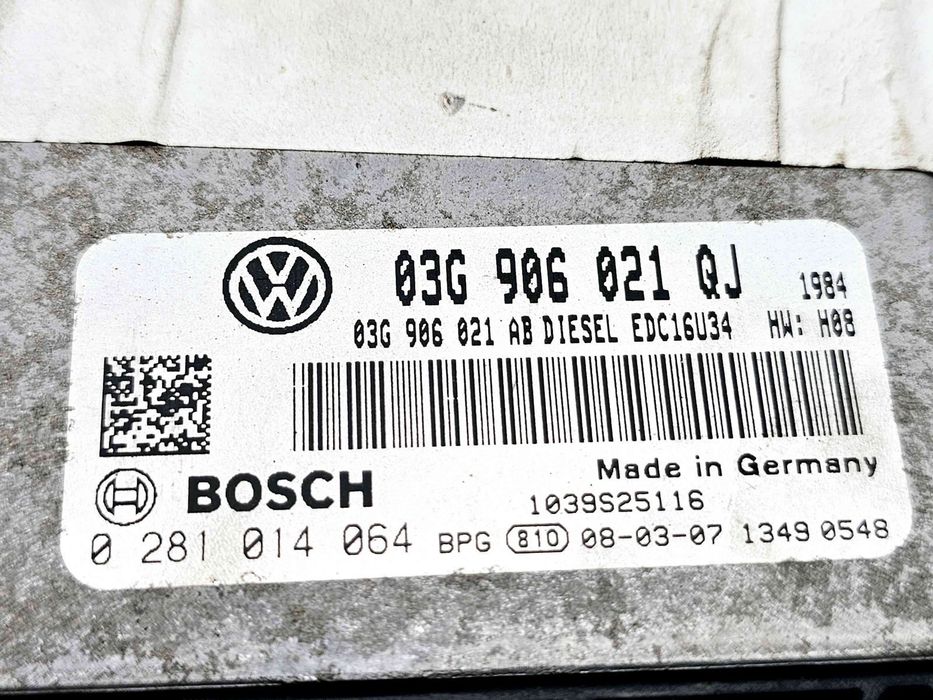Calculator motor ECU Volkswagen Passat B6 (3C2) [Fabr 2005-2010] 03G90