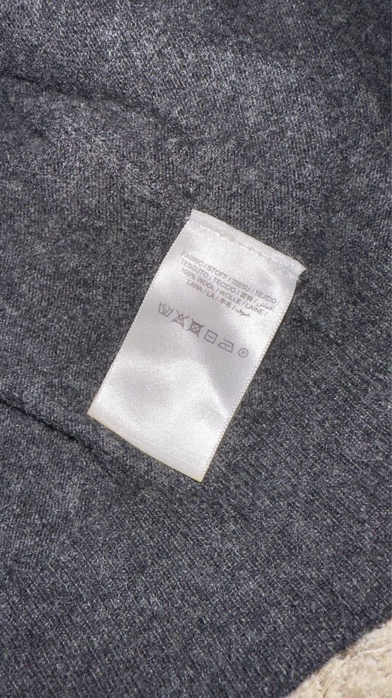 Pulover Bluza Gant Fermoar XL 100% Lana