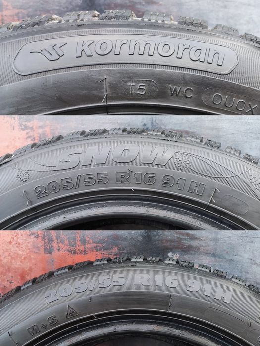 4бр. зимни гуми 205/55/16 Kormoran Snow