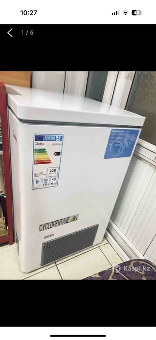 Морозильник Midea в идеальном состоянии