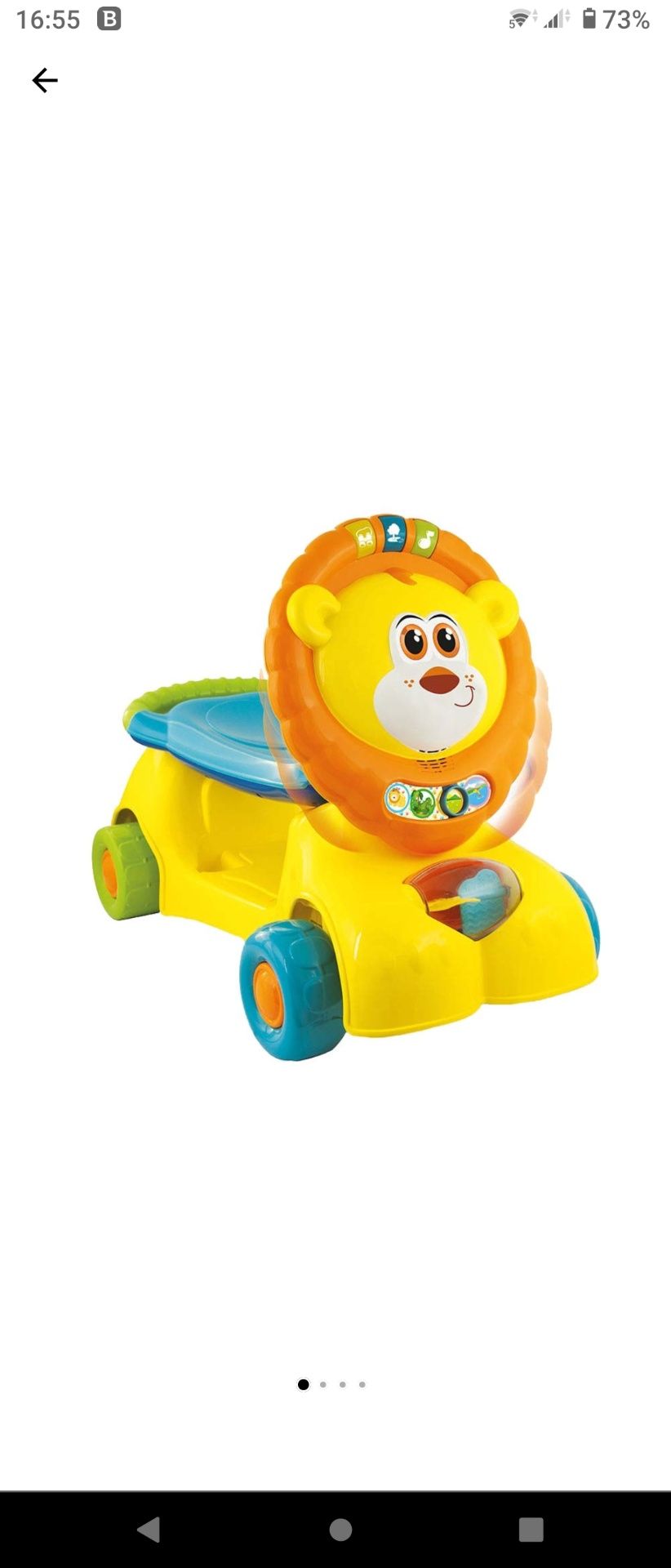 Детска играчка 3 in 1 Winfun, Проходилка, Лъв