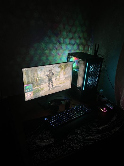 Мощный Игровой Компьютер с Монитором 165 герц 24 дюйма