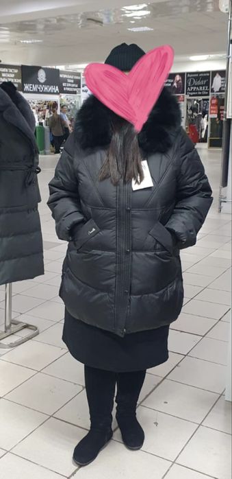 Роскошный теплый пуховик! Р-р 54