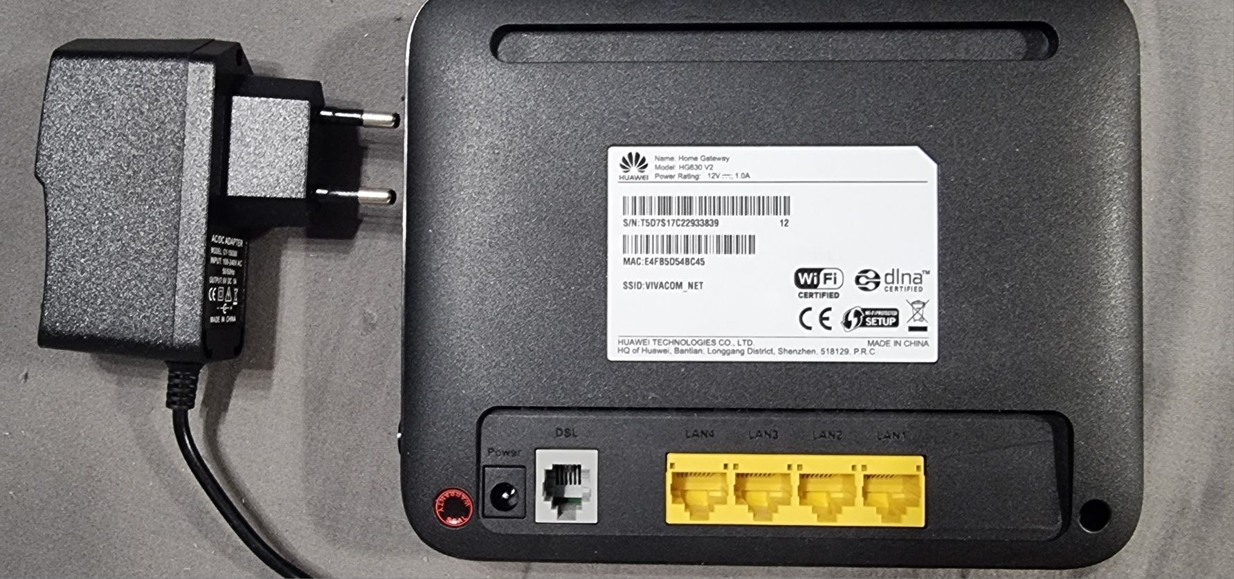 Рутер   HUAWEY HG630 V2