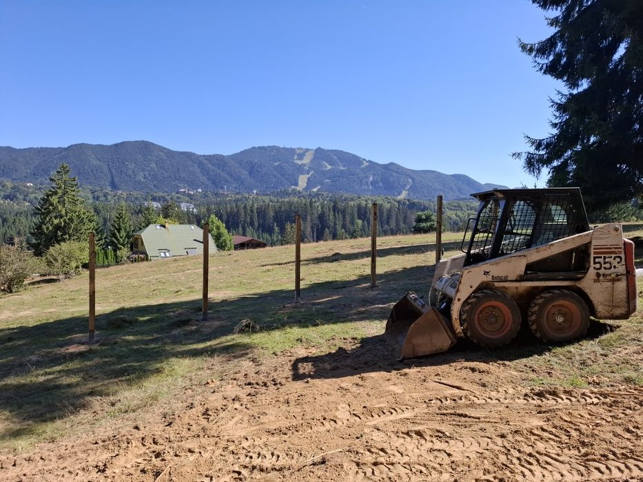 Buldo excavator / utilaje terasamente Brasov - Ghimbav Piatra/nisip..