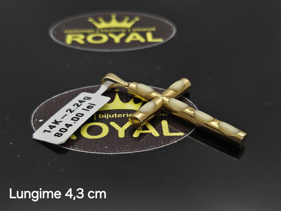 Bijuteria Royal: Pandantiv aur 14k/2.24 gr