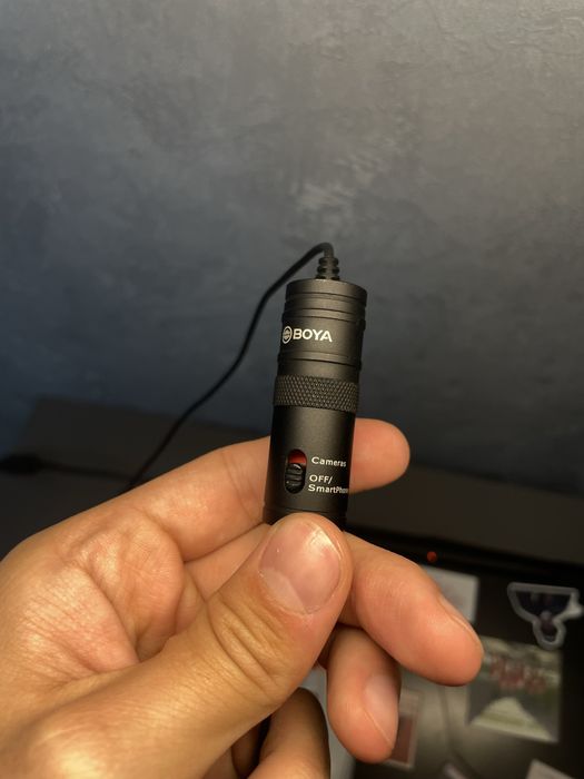 Петличный проводной микрофон boya by m1
