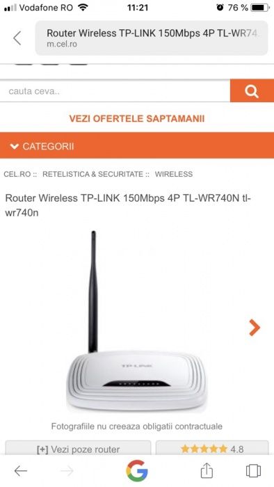 Router wireless TP Link