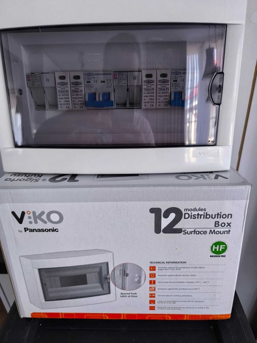 Tablou curent continuu pentru fotovoltaice