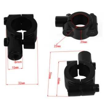 Suporti oglinzi moto pt ghidon de 22 mm, pret/2 buc