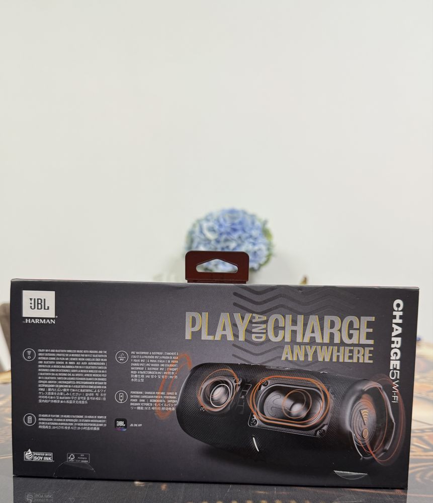 JBL Charge 5 WiFi – Чисто нова, запечатана