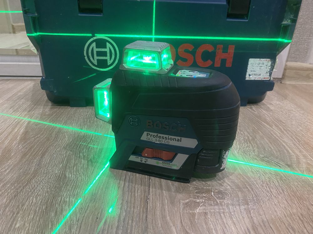 * BOSCH GLL 3-80 CG оригинальный профессиональный 4D лазерный уровень