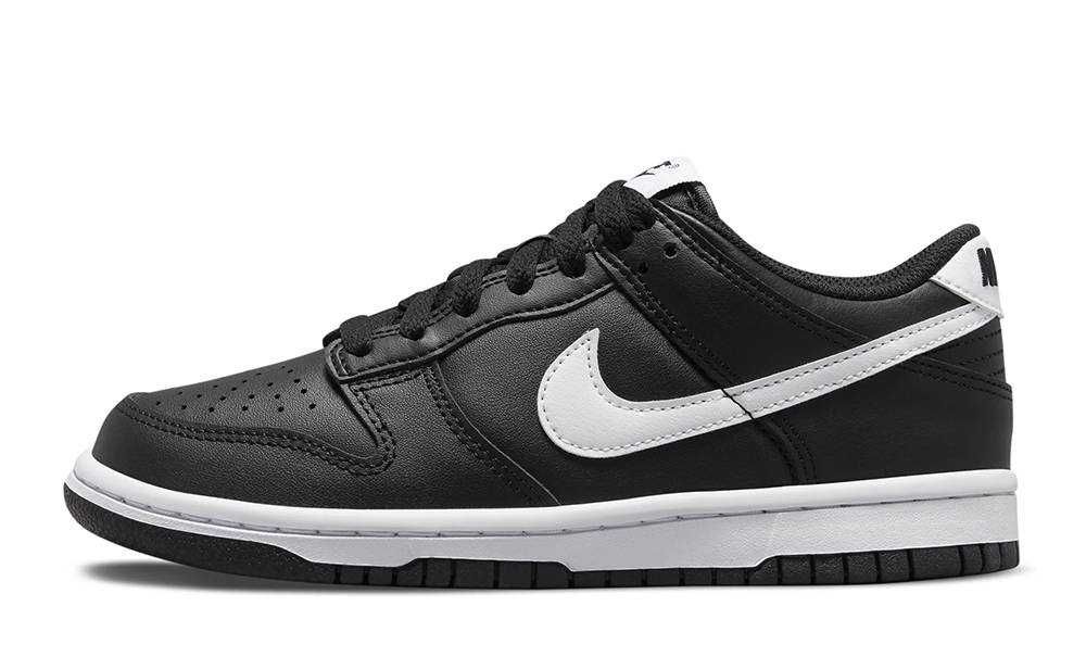 nike air dunk low black/white 39