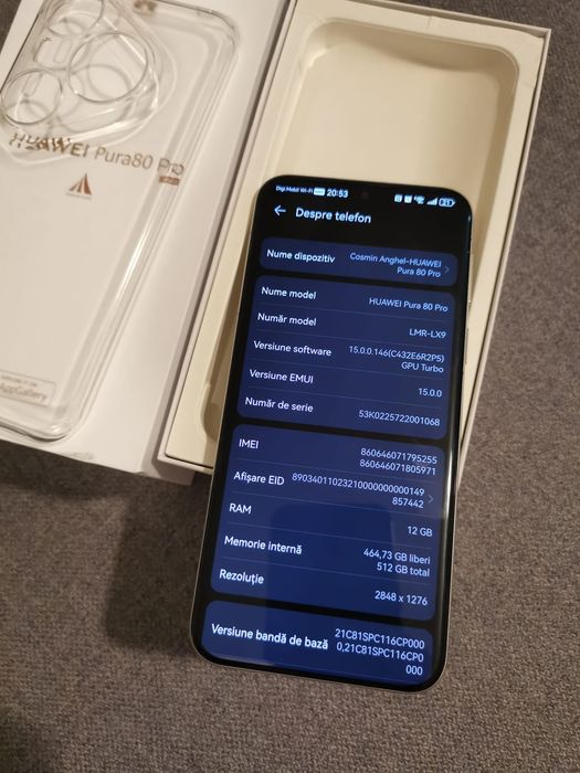 Huawei Pura 80 Pro, Oferta!Schimb.