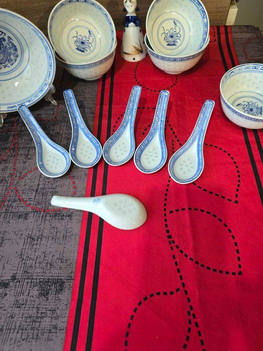 Китайски порцеланов оризов порцелан