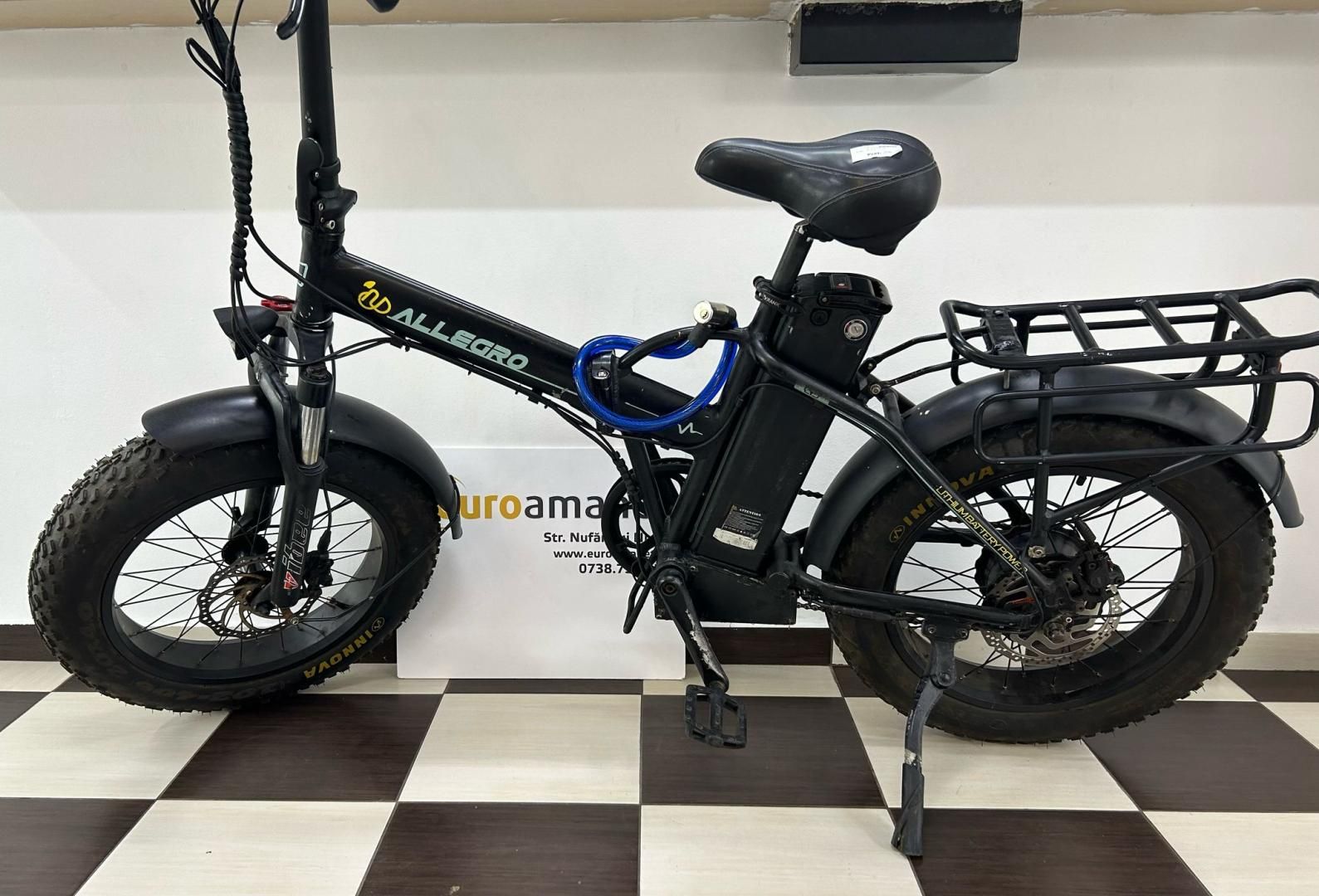 Bicicleta electrica ALLEGRO 768W Full Suspension E Bike -N-