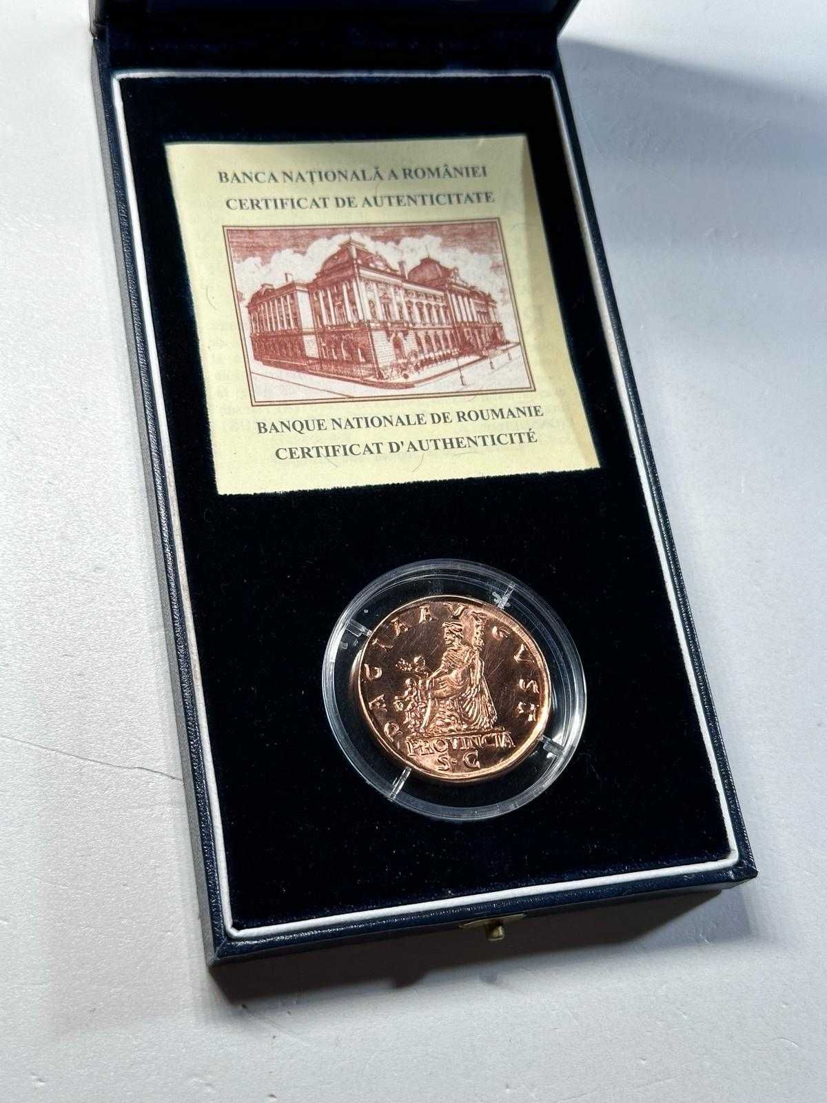 Monedă BNR SESTERT - Replică in tombac după o moneda romana - 2006 !