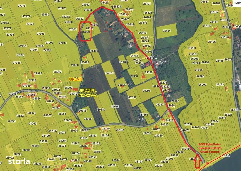 Teren Intravilan Oras Urlati Str. Maruntis