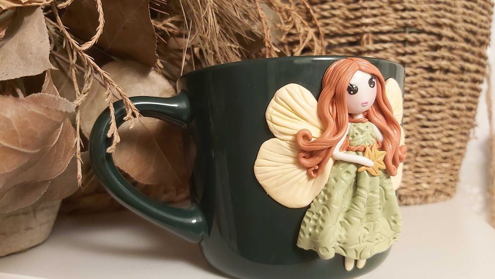 Cadou pentru fetite, sotie/iubita, cana zana handmade