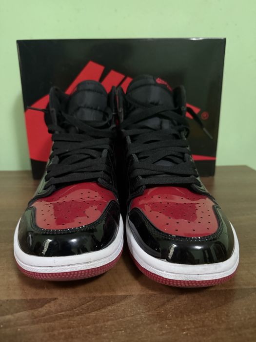 Jordan 1 high Patent Bred