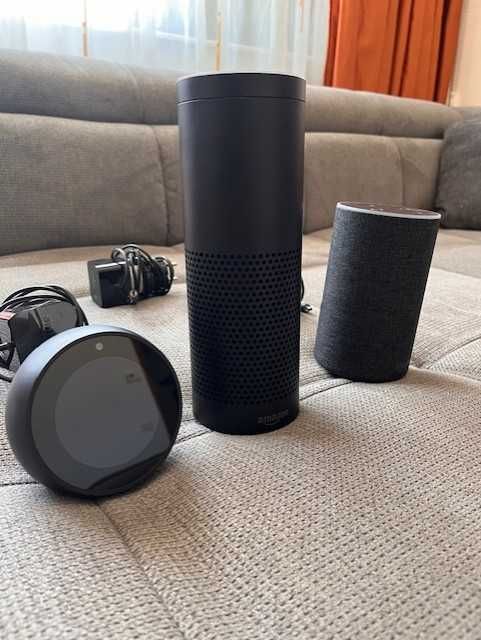 Boxe Amazon Alexa (set 3 bucati: Echo, Echo Plus, Spot)