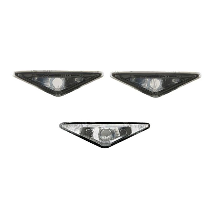 Set 2 buc lampa semnalizare aripa Ford Focus 09.1998-11.2004 Mondeo (B4Y/B5Y/BWY) 10.2000-03.2007 BestAutoVest partea Dreapta+Stanga, fumuriu, transparent, fara suport bec