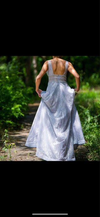 Официална рокля S размер, сива