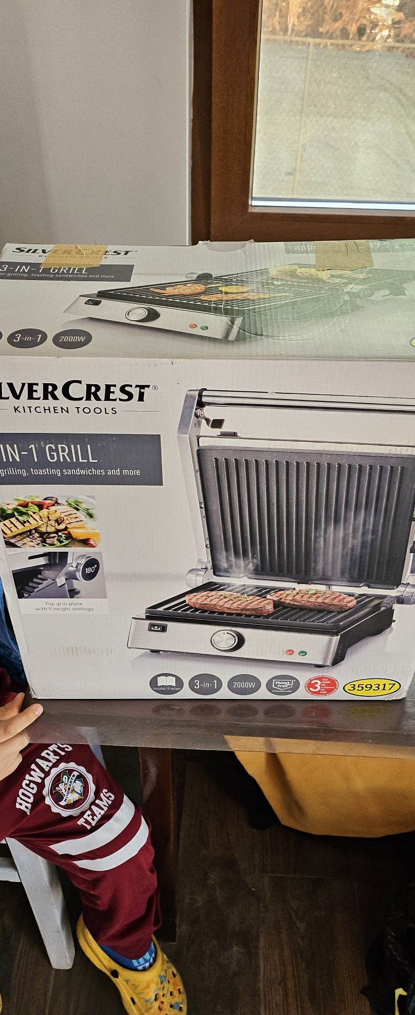 Grill/gratar electric 3in1 ca nou