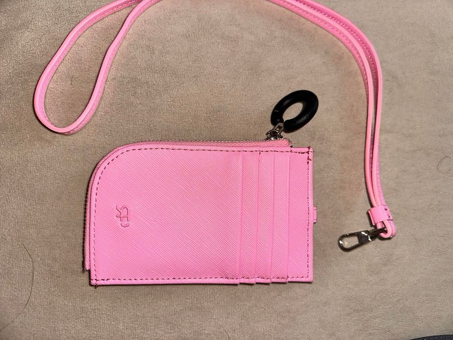Розов портфейл/картодържач