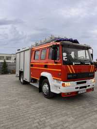 Masina de pompieri DAF, echipata si inmatriculata