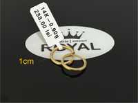 Bijuteria Royal CB : Cercei aur 14k 0,90gr 1cm