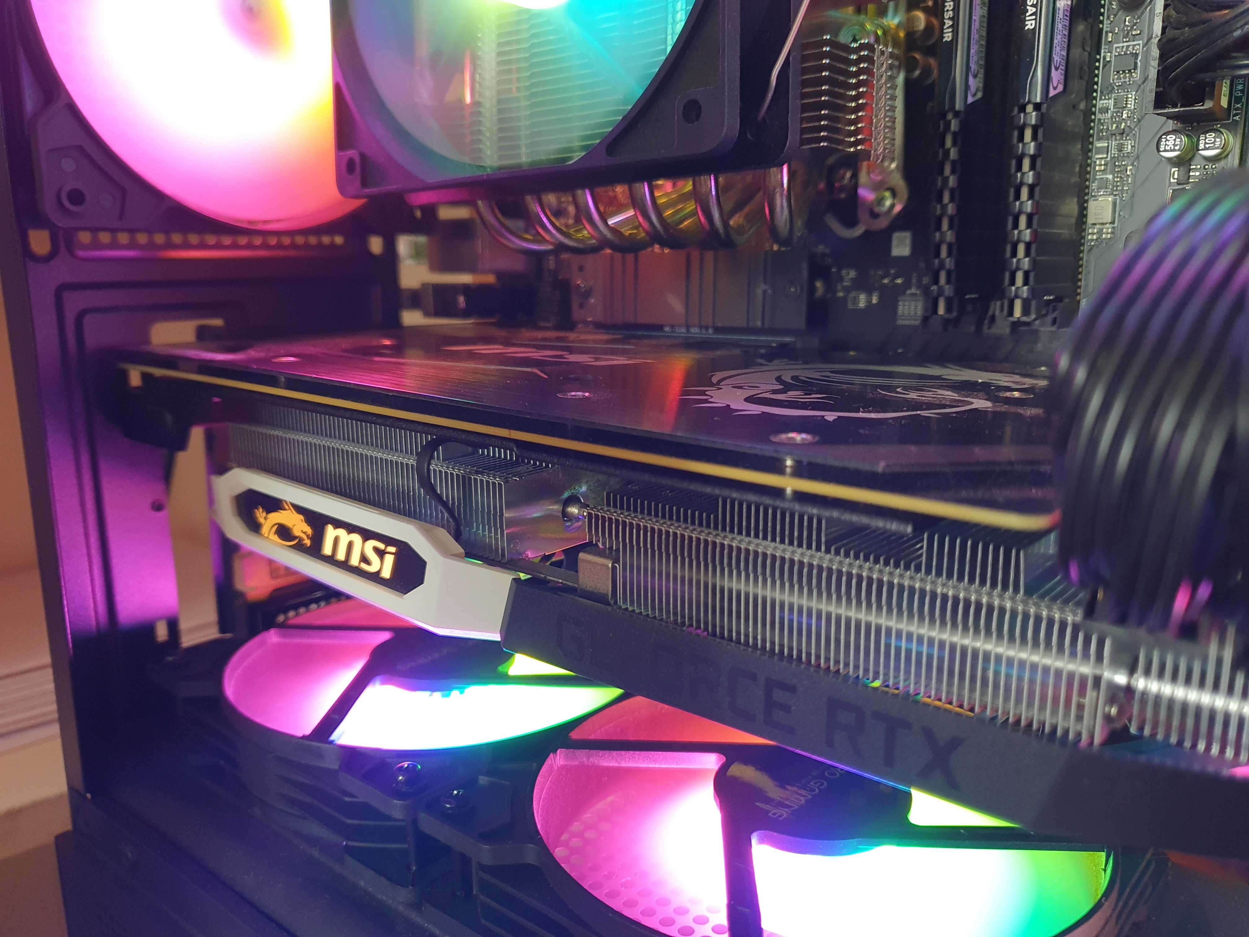 Placa video gaming MSI RTX 2070 ARMOR cu 8GB GDDR6, in stare perfecta