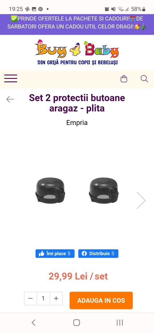 4 protectii butoane aragaz - plita