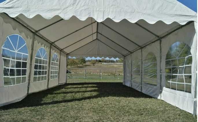 5x4 m CORT Pagoda Pavilion Evenimente ECONOMY nunta botez PVC 500