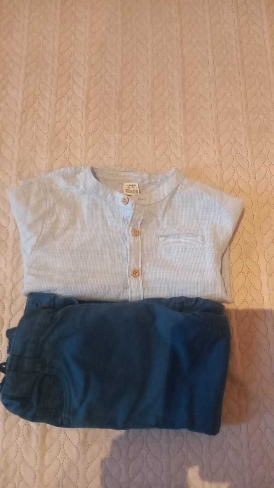 Детски дънки и риза комплект  LC Waikiki 2-3y.92/98см.