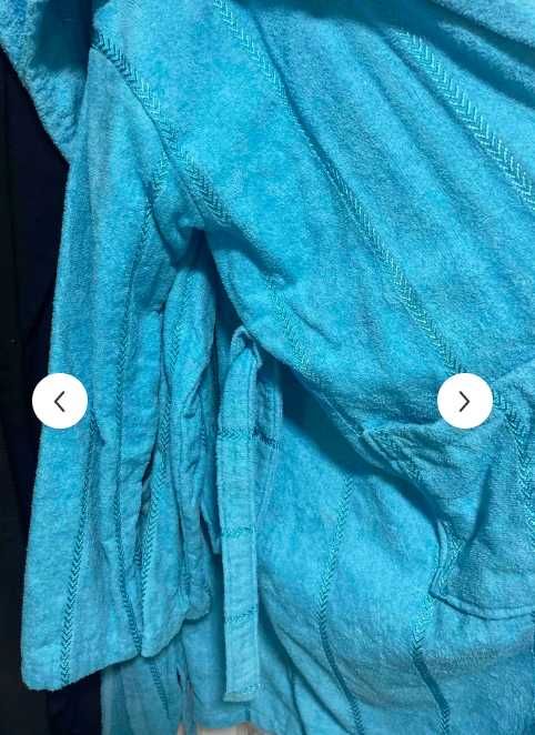 Унисекс халат с качулка за баня, нов Л-ХЛ