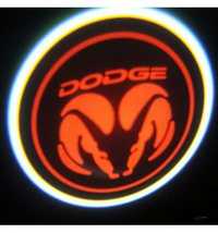 Proiectoare in portiera cu logo Dodge  SET 2 BUC