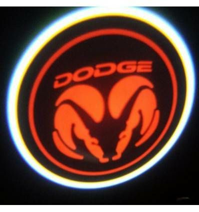 Proiectoare in portiera cu logo Dodge  SET 2 BUC