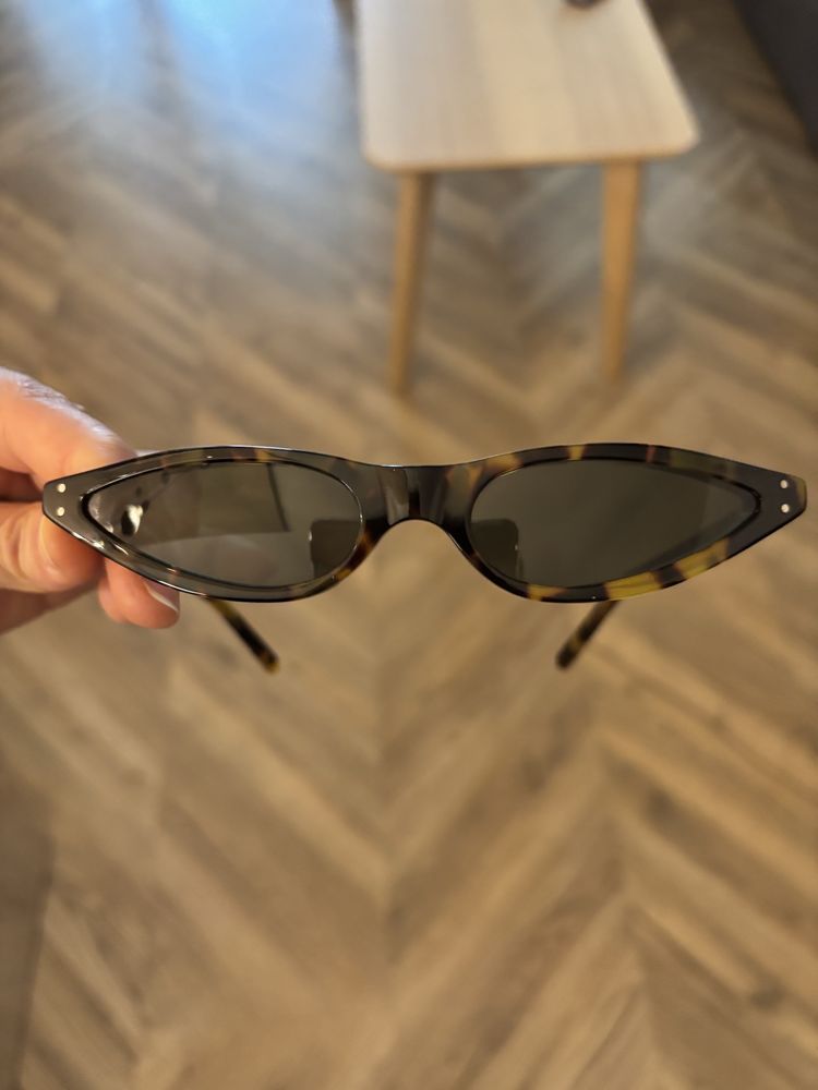 George Keburia Tortoiseshell Micro Cat-Eye Sunglasses